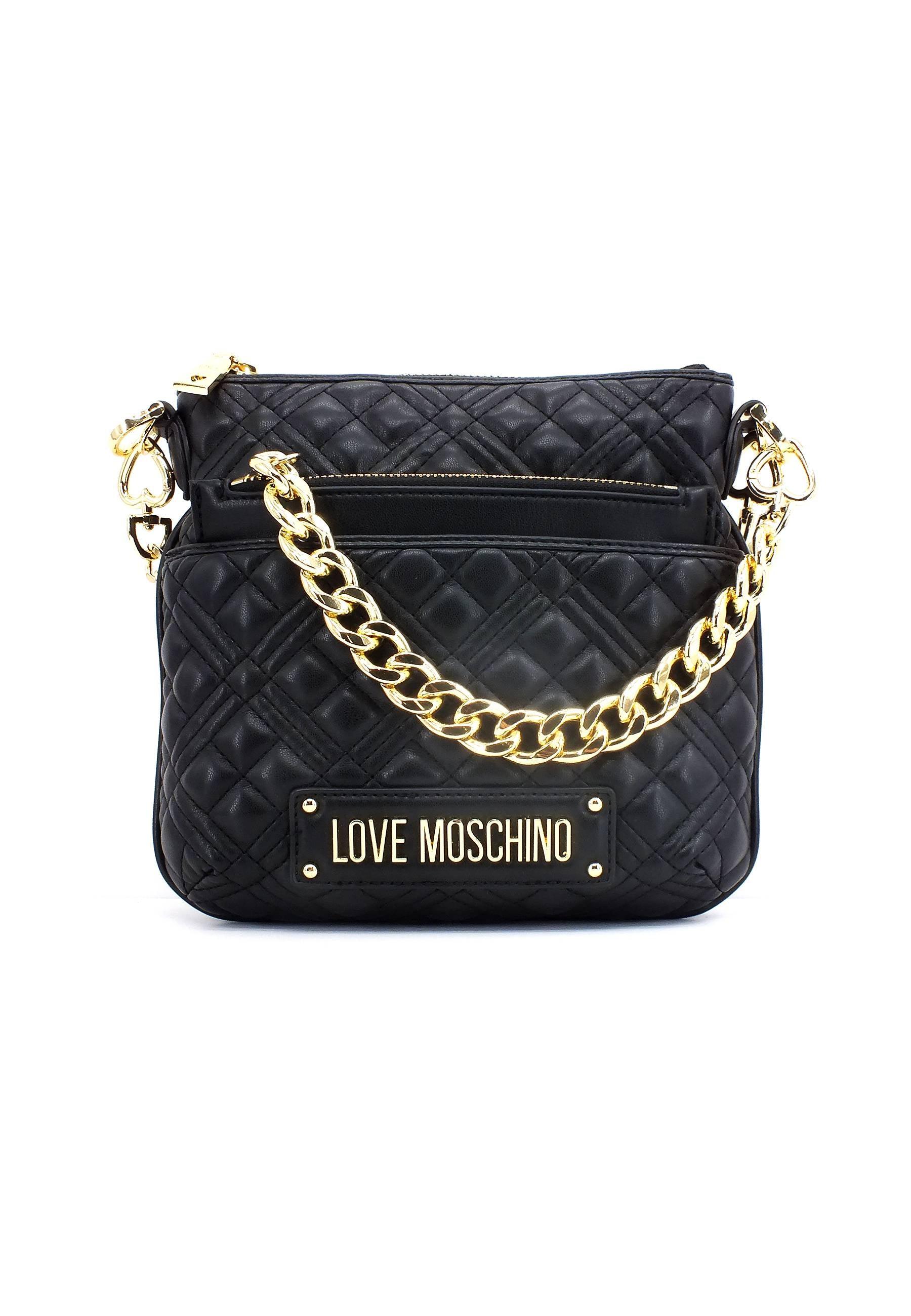 LOVE MOSCHINO Borsa Tracolla Tote Mini Nero JC4019PP1GLA0000 - Sandrini Calzature e Abbigliamento