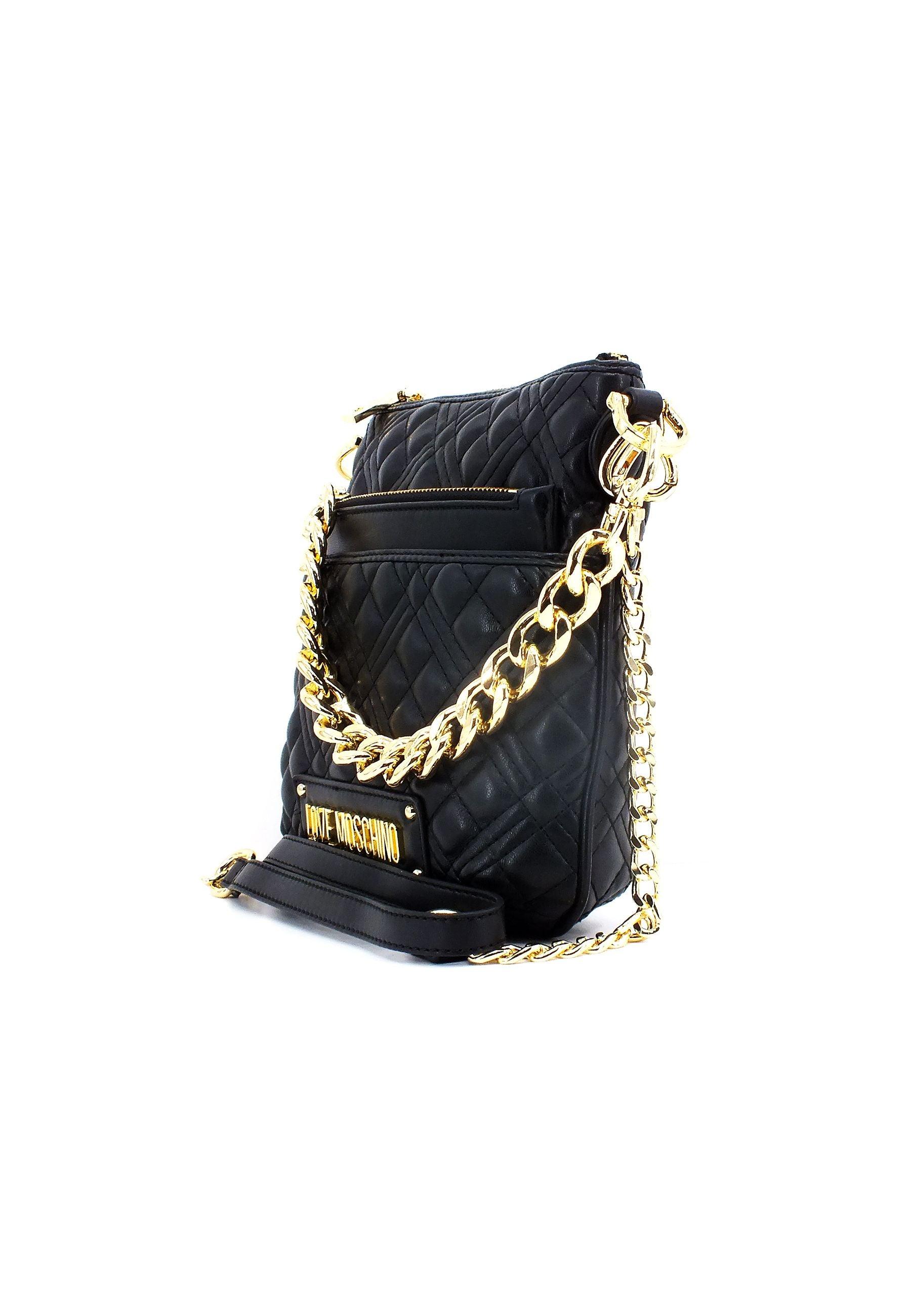 LOVE MOSCHINO Borsa Tracolla Tote Mini Nero JC4019PP1GLA0000 - Sandrini Calzature e Abbigliamento