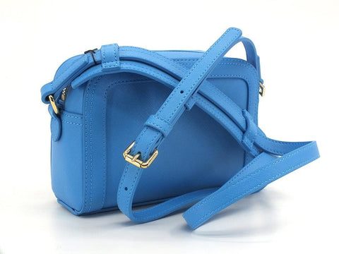 LOVE MOSCHINO Borsa Tracolla Zip Xuore Borchie Blu Oceano JC4367PP0EKG0753 - Sandrini Calzature e Abbigliamento