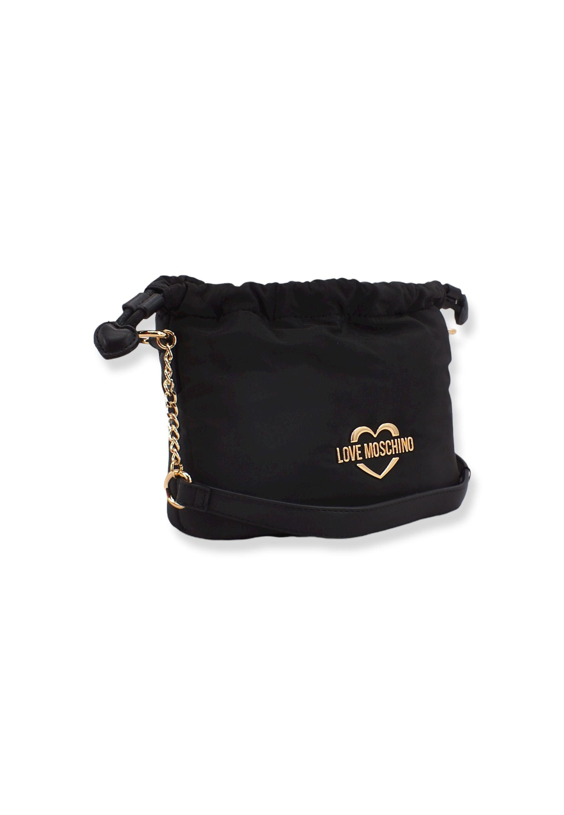 LOVE MOSCHINO Bucket Nylon Borsa Donna Nero JC4057PP1FLE100A - Sandrini Calzature e Abbigliamento