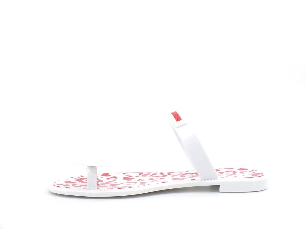 LOVE MOSCHINO Ciabatta Sabot Jelly 15 Infrapollice Cuori Bianco JA28151G0CJS0100 - Sandrini Calzature e Abbigliamento