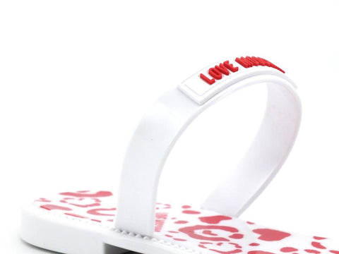 LOVE MOSCHINO Ciabatta Sabot Jelly 15 Infrapollice Cuori Bianco JA28151G0CJS0100 - Sandrini Calzature e Abbigliamento
