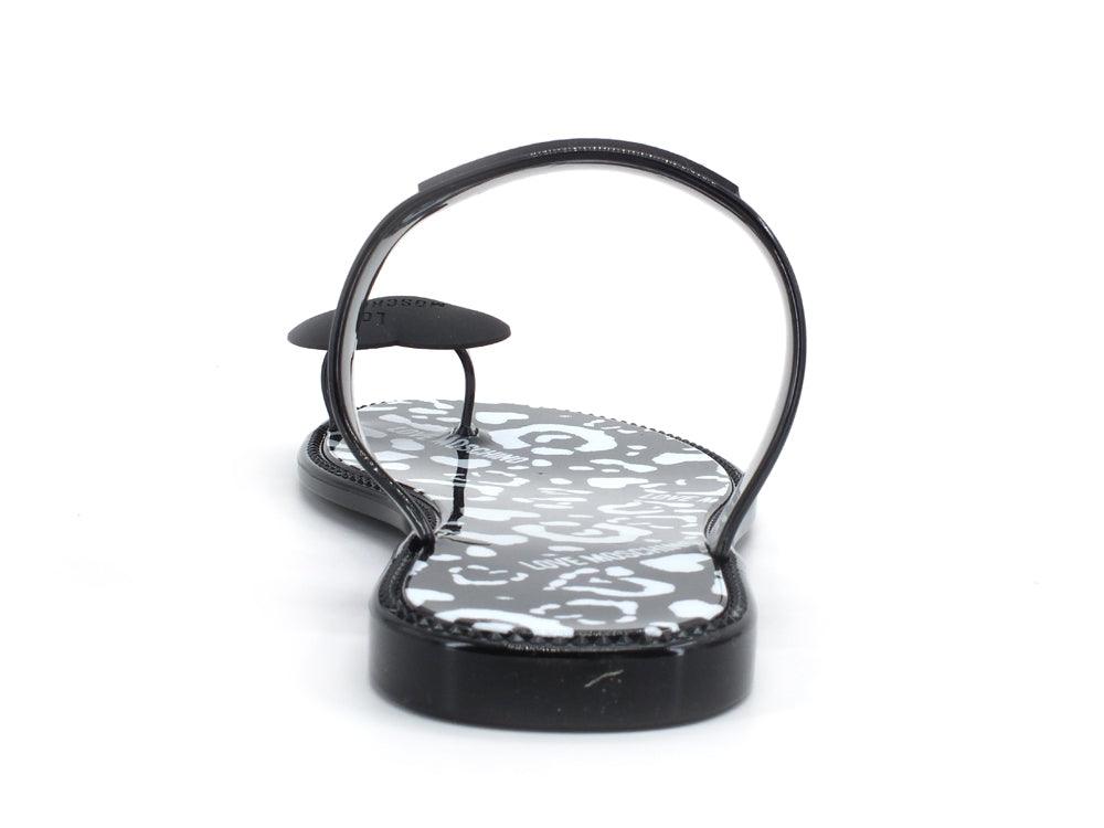 LOVE MOSCHINO Ciabatta Sabot Jelly 15 Infrapollice White Nero JA28151C0CJS0000 - Sandrini Calzature e Abbigliamento