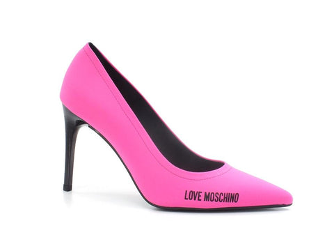 LOVE MOSCHINO Dècolletè Lycra Tacco Rosa Fuxia JA10159G1EIM0604 - Sandrini Calzature e Abbigliamento