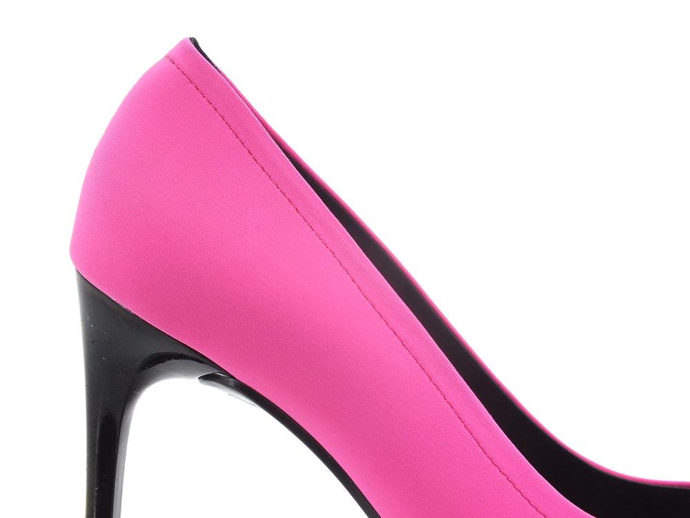 LOVE MOSCHINO Dècolletè Lycra Tacco Rosa Fuxia JA10159G1EIM0604 - Sandrini Calzature e Abbigliamento