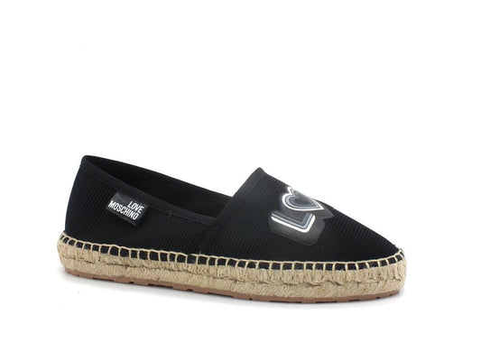 LOVE MOSCHINO Espadrillas Rete Corda Nero JA10192G0EJI0000 - Sandrini Calzature e Abbigliamento