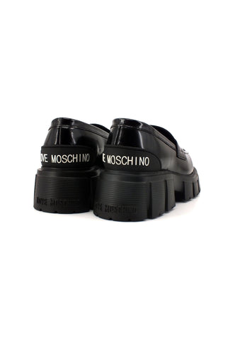 LOVE MOSCHINO Mocassino Donna Nero JA10045G1HIB0000 - Sandrini Calzature e Abbigliamento