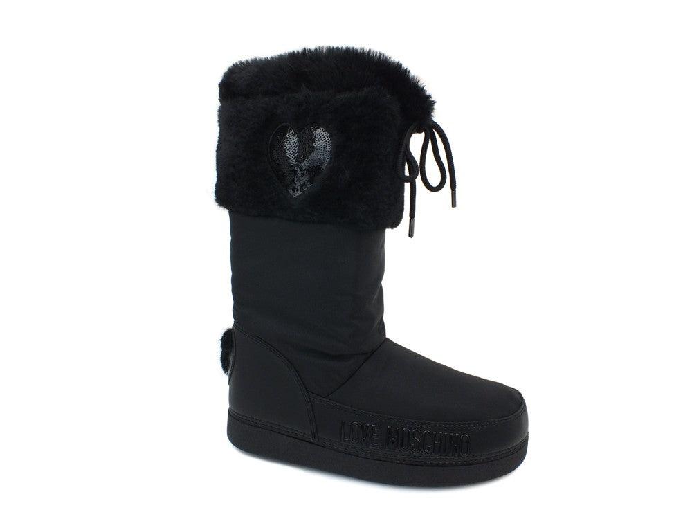 LOVE MOSCHINO MoonBoot Black JA24062G06JM0000 - Sandrini Calzature e Abbigliamento