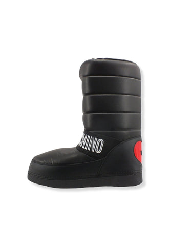 LOVE MOSCHINO Moonboot Doposci Donna Skyboot Soft Logo Nero JA24382G1FISU000 - Sandrini Calzature e Abbigliamento