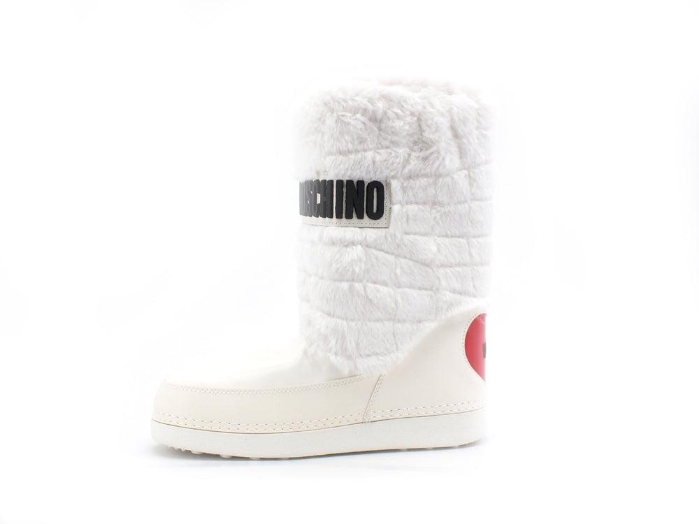 LOVE MOSCHINO Moonboot Skyboot Logo Pelo Cocco JA24232G0DISN11A - Sandrini Calzature e Abbigliamento