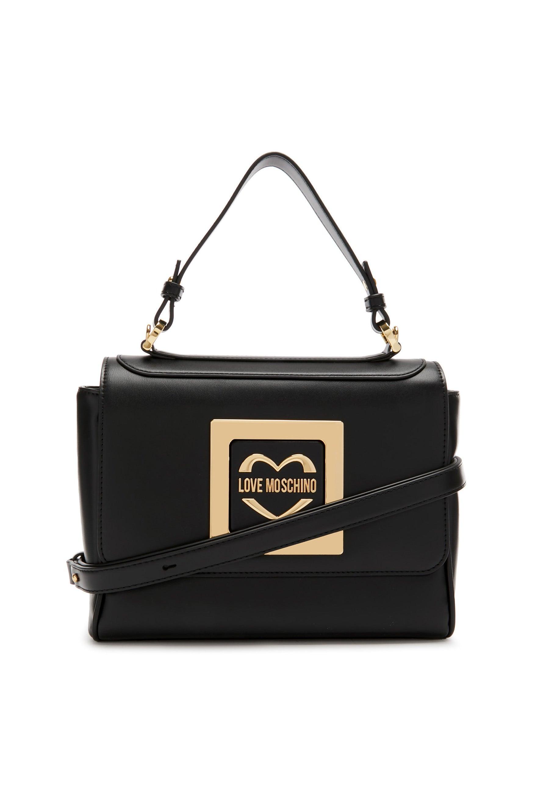 LOVE MOSCHINO Morsa Satchel Mid Nero JC4302PP0GKV0000 - Sandrini Calzature e Abbigliamento