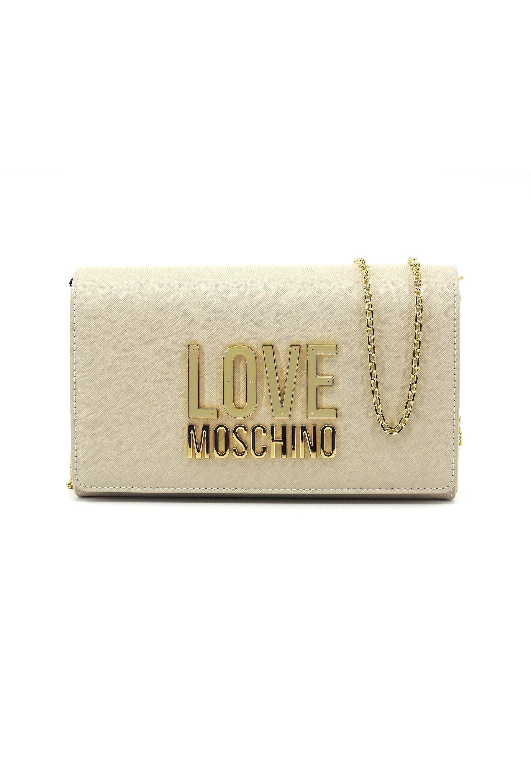 LOVE MOSCHINO Pochette Avorio Beige JC4213PP1ILQ111A - Sandrini Calzature e Abbigliamento