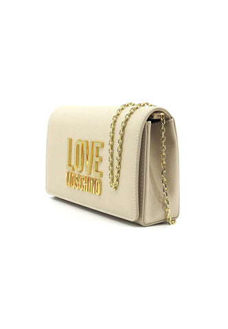 LOVE MOSCHINO Pochette Avorio Beige JC4213PP1ILQ111A - Sandrini Calzature e Abbigliamento