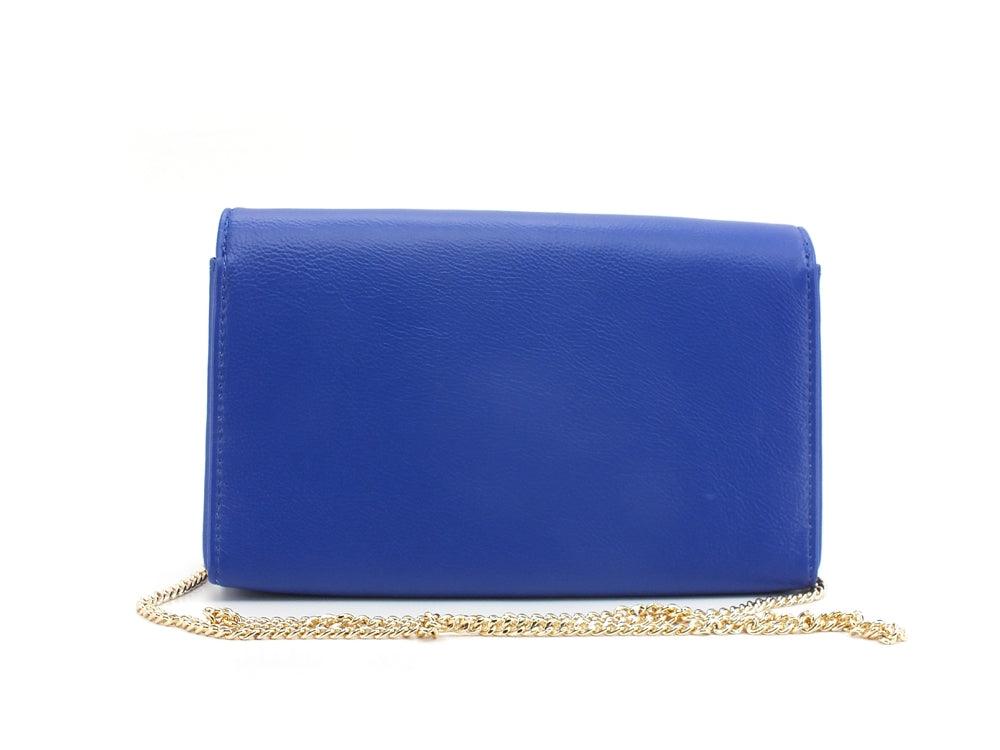 LOVE MOSCHINO Pochette Clutch Logo Embossed Royal Blue JC4063PP1ELL0759 - Sandrini Calzature e Abbigliamento