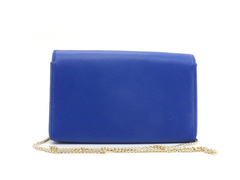 LOVE MOSCHINO Pochette Clutch Logo Embossed Royal Blue JC4063PP1ELL0759 - Sandrini Calzature e Abbigliamento
