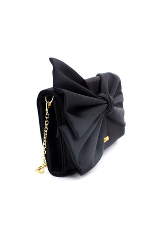 LOVE MOSCHINO Pochette Fiocco Nero JC4077PP1GLO0000 - Sandrini Calzature e Abbigliamento
