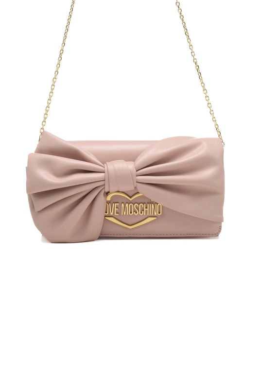 LOVE MOSCHINO Pochette Fiocco Nude JC4394PP0GKH0609 - Sandrini Calzature e Abbigliamento