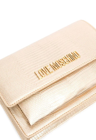 LOVE MOSCHINO Pochette Oro JC4095PP0GKP0901 - Sandrini Calzature e Abbigliamento