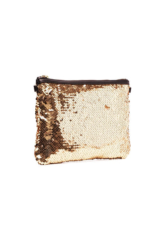 LOVE MOSCHINO Pochette Paillettes Cipria Nero JC4071PP1GLP160A - Sandrini Calzature e Abbigliamento