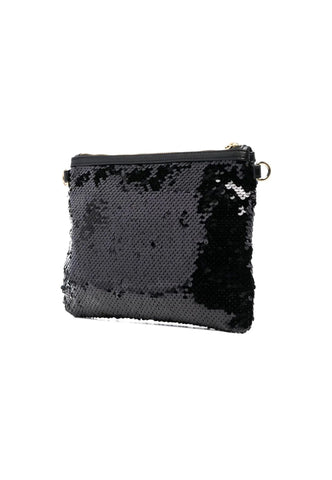 LOVE MOSCHINO Pochette Paillettes Nero JC4071PP1GLP100A - Sandrini Calzature e Abbigliamento