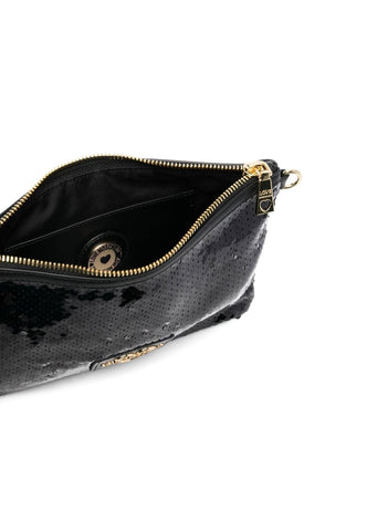 LOVE MOSCHINO Pochette Paillettes Nero JC4071PP1GLP100A - Sandrini Calzature e Abbigliamento