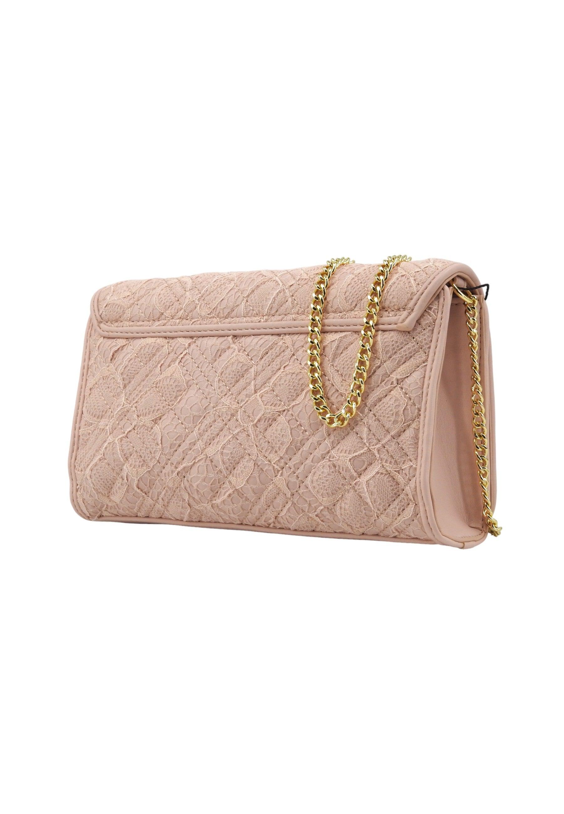 LOVE MOSCHINO Pochette Pizzo Donna Cipria JC4024PP1ILB160A - Sandrini Calzature e Abbigliamento