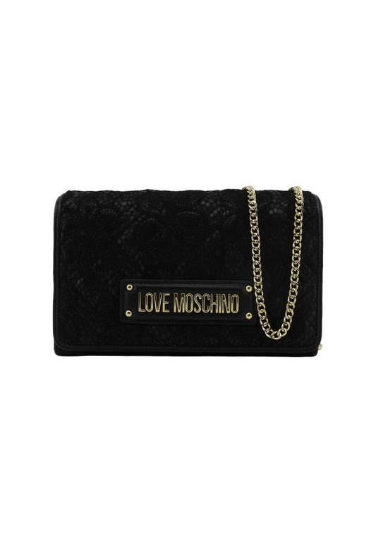 LOVE MOSCHINO Pochette Pizzo Donna Nero JC4024PP1ILB100A - Sandrini Calzature e Abbigliamento