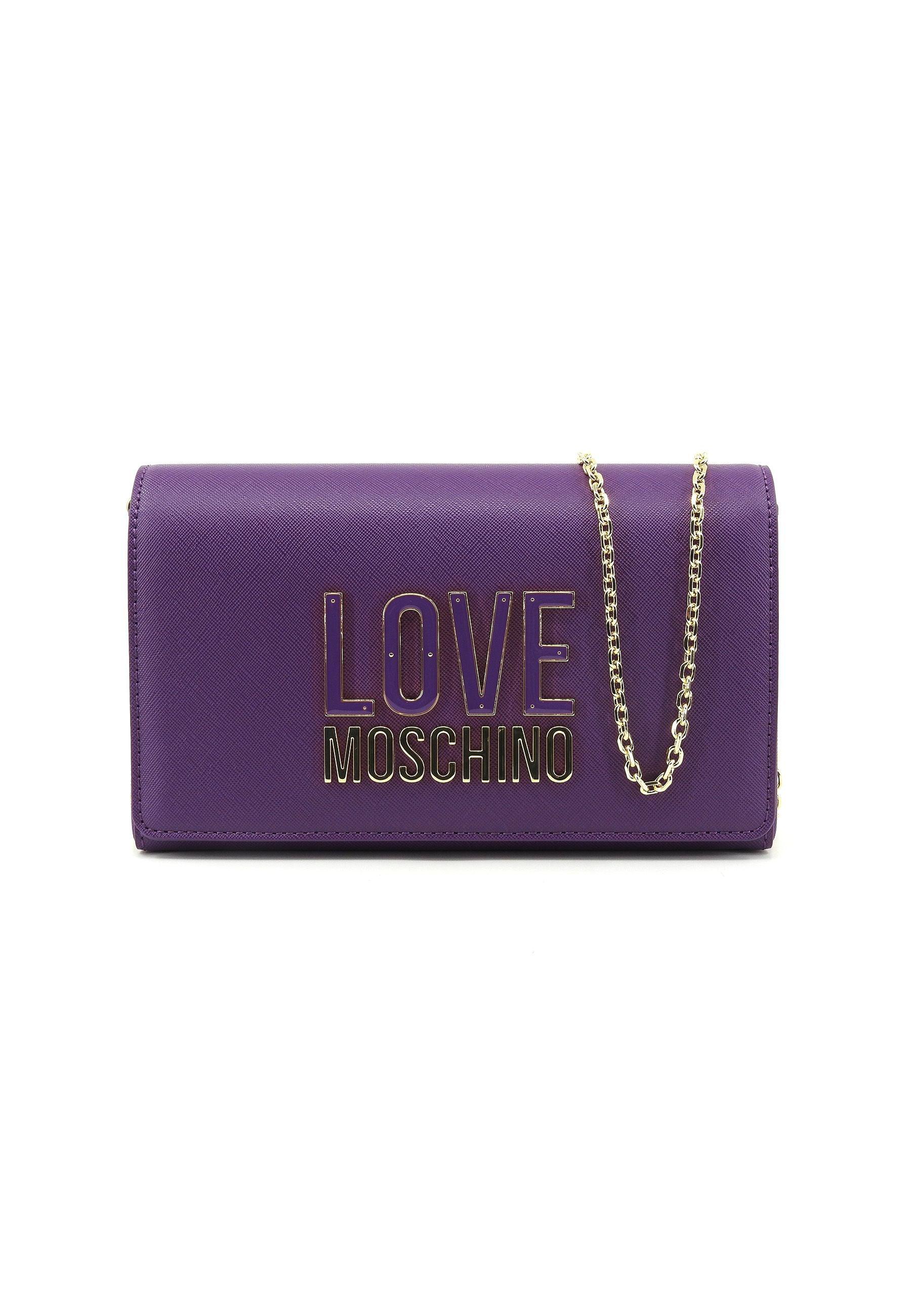 LOVE MOSCHINO Pochette Viola JC4213PP1ILQ165A - Sandrini Calzature e Abbigliamento