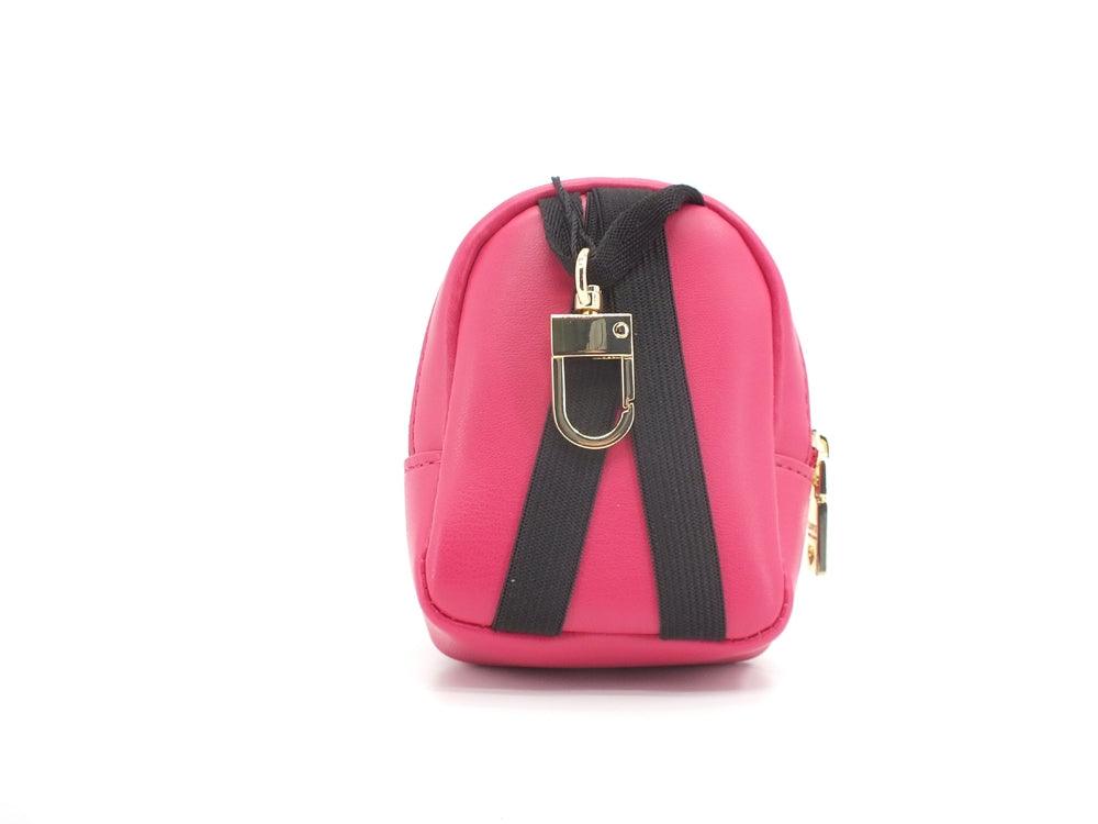 LOVE MOSCHINO Portachiavi Bags Charms Logo Mini Zaino Fuxia JC6400PP1ELT0604 - Sandrini Calzature e Abbigliamento