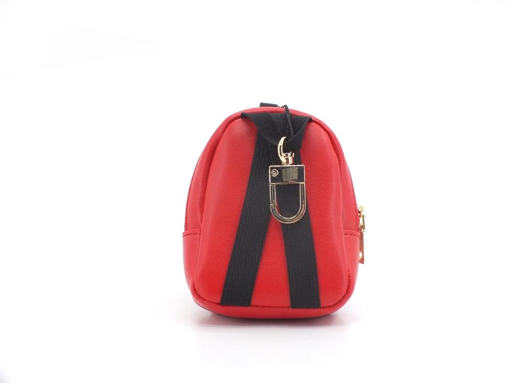 LOVE MOSCHINO Portachiavi Bags Charms Quilted Mini Zaino Rosso JC6403PP1ELA0500 - Sandrini Calzature e Abbigliamento