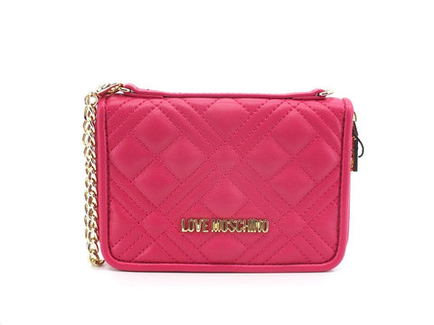 LOVE MOSCHINO Portafoglio Bags Charms Zip Tracolla Fuxia JC6404PP1ELA0604 - Sandrini Calzature e Abbigliamento