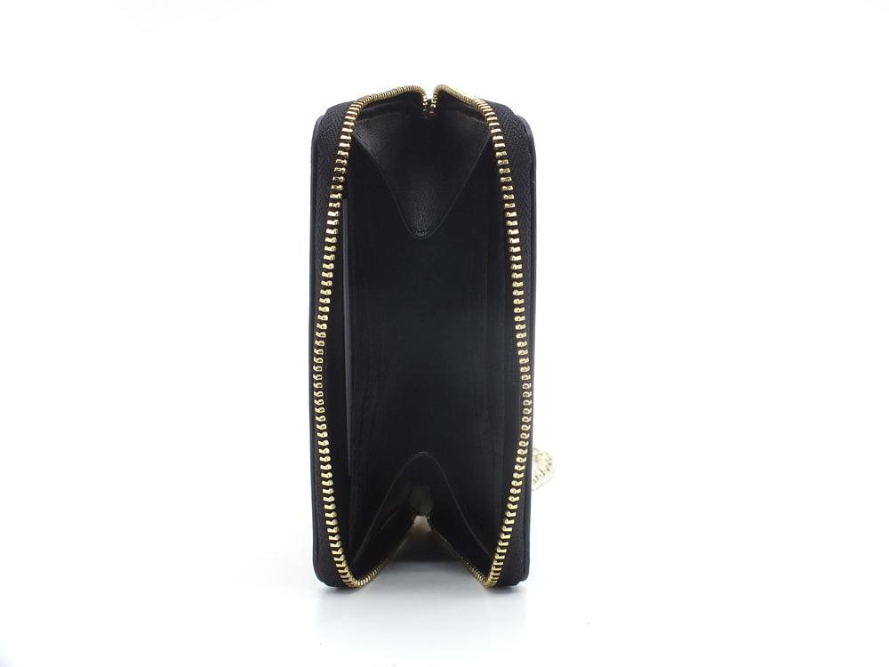 LOVE MOSCHINO Portafoglio Bags Charms Zip Tracolla Nero JC6401PP1ELT0000 - Sandrini Calzature e Abbigliamento