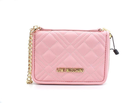 LOVE MOSCHINO Portafoglio Bags Charms Zip Tracolla Rosa JC6404PP1ELA0600 - Sandrini Calzature e Abbigliamento