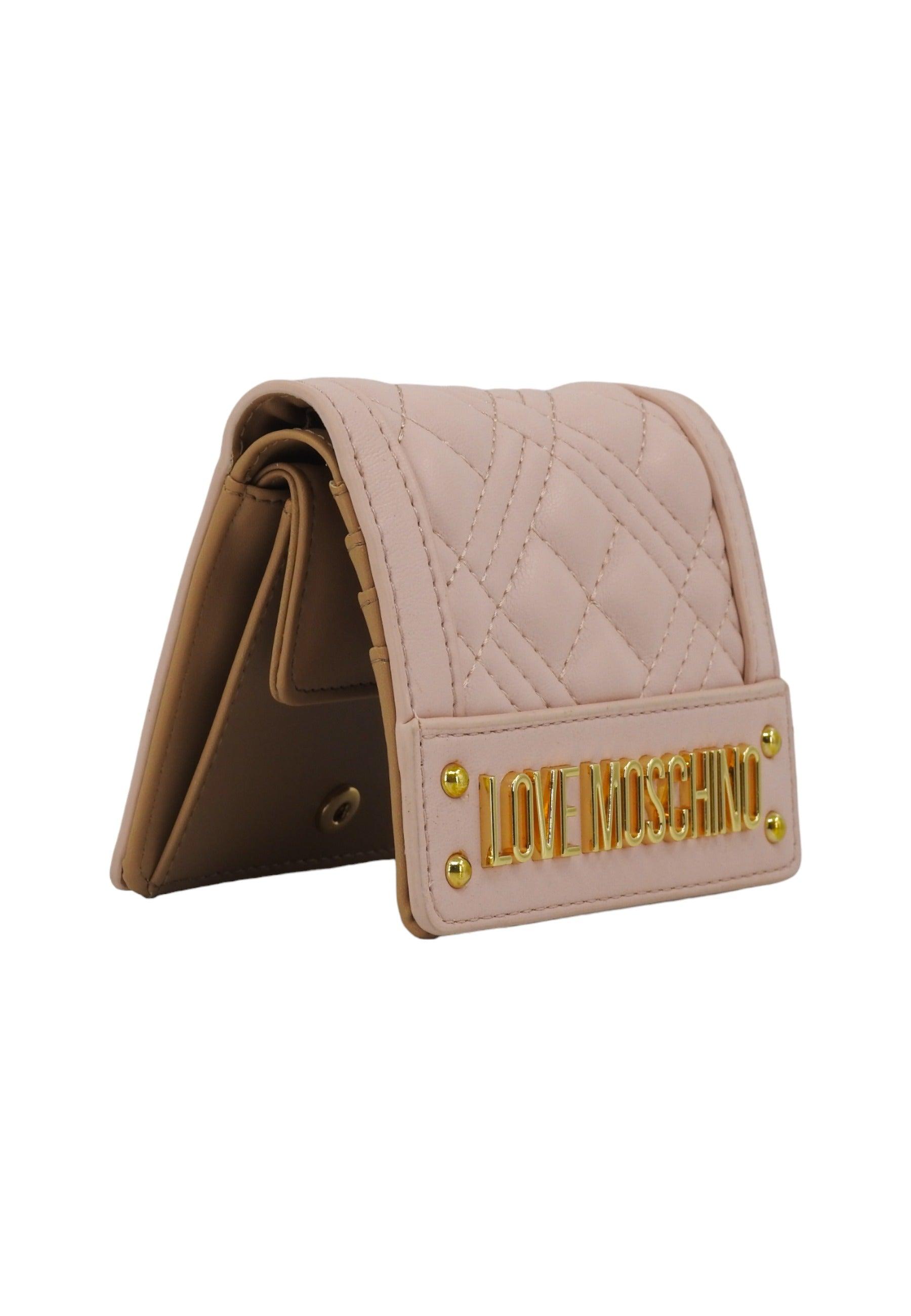 LOVE MOSCHINO Portafoglio Donna Cipria JC5601PP1ILA0601 - Sandrini Calzature e Abbigliamento