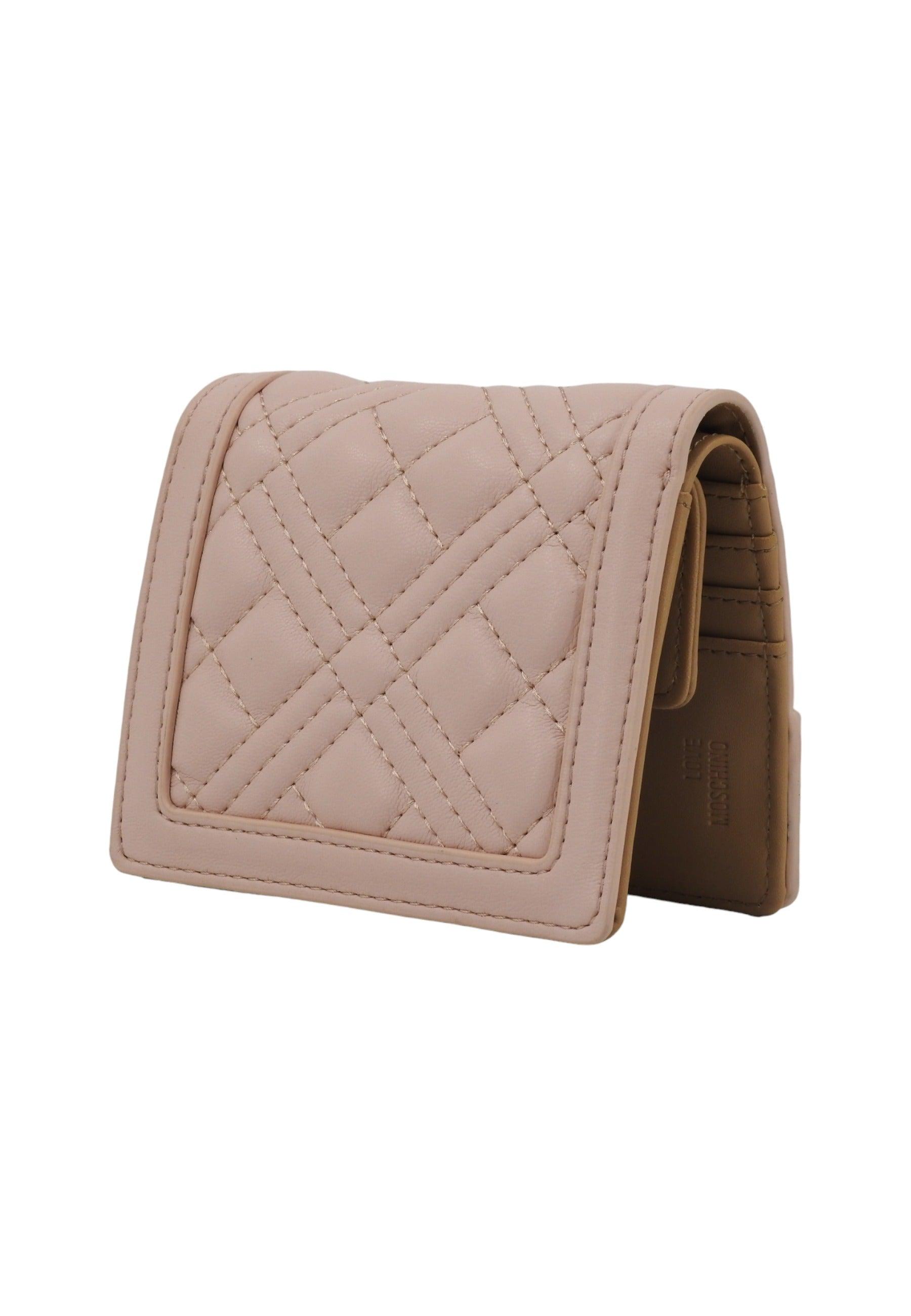 LOVE MOSCHINO Portafoglio Donna Cipria JC5601PP1ILA0601 - Sandrini Calzature e Abbigliamento