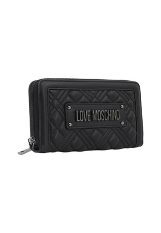 LOVE MOSCHINO Portafoglio Donna Nero Canna di Fucile JC5600PP1ILA000A - Sandrini Calzature e Abbigliamento