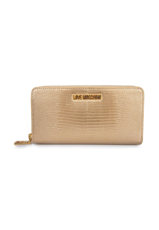 LOVE MOSCHINO Portafoglio Donna Oro JC5717PP0GKU0901 - Sandrini Calzature e Abbigliamento