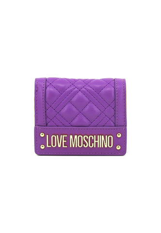 LOVE MOSCHINO Portafoglio Donna Viola JC5601PP1ILA0650 - Sandrini Calzature e Abbigliamento