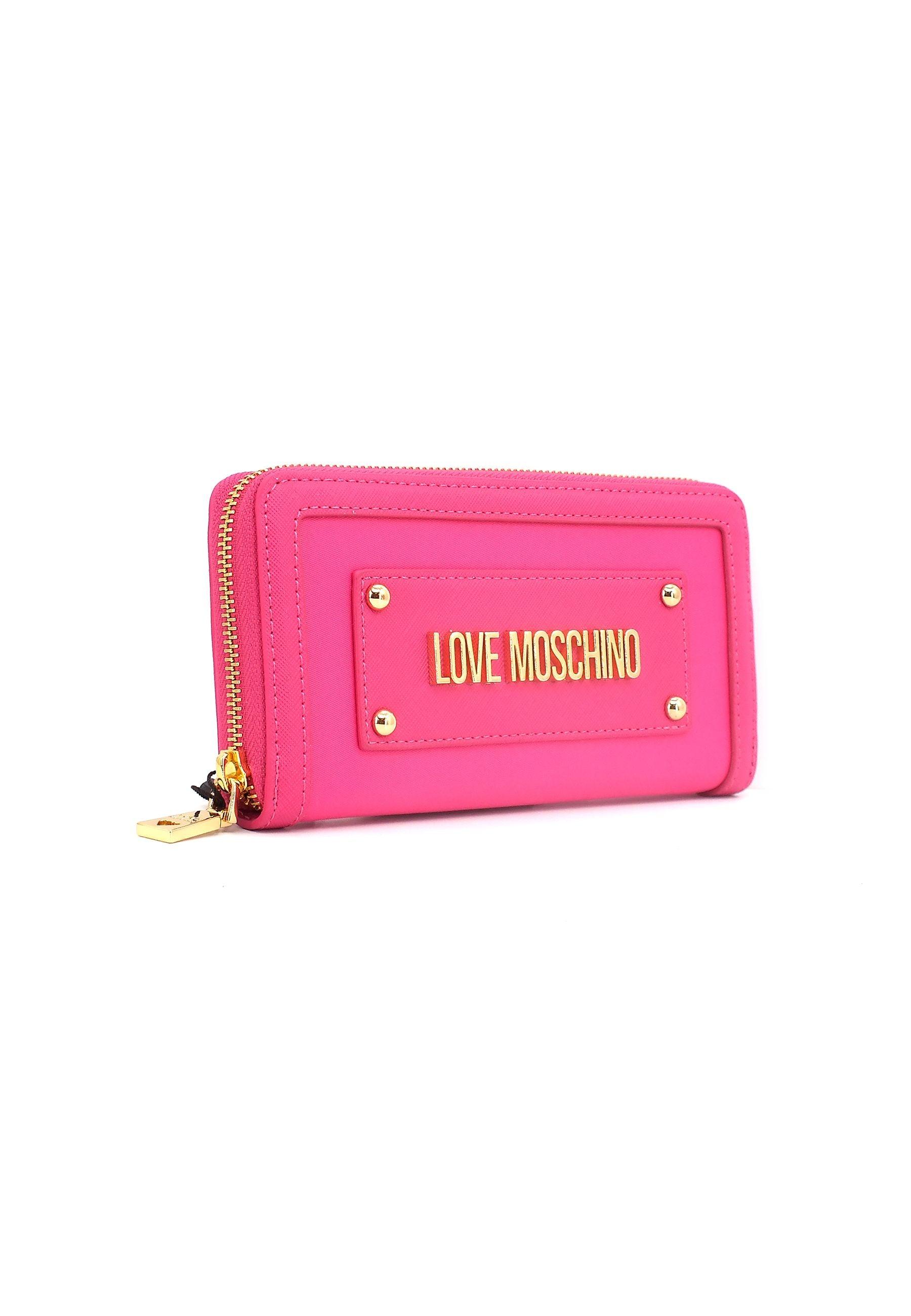 LOVE MOSCHINO Portafoglio Nylon Donna Fuxia JC5633PP1GLG161A - Sandrini Calzature e Abbigliamento