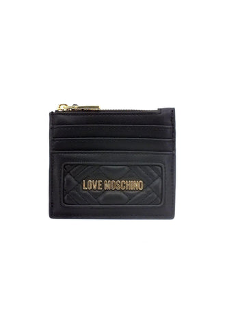 LOVE MOSCHINO Portafoglio Portacarte Donna Nero JC5685PP1GLA0000 - Sandrini Calzature e Abbigliamento