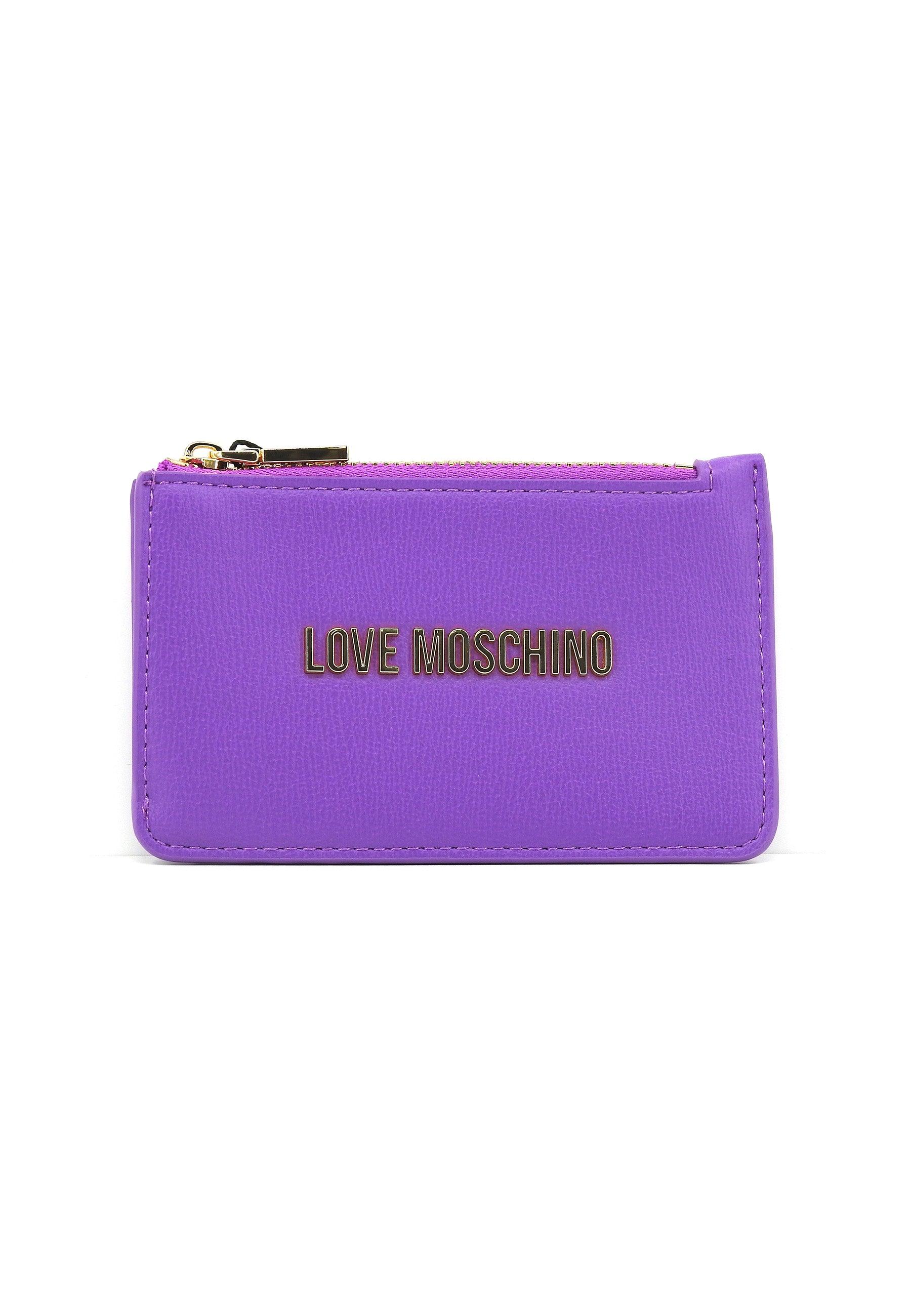 LOVE MOSCHINO Portafoglio Portacarte Donna Viola JC5614PP1ILD0650 - Sandrini Calzature e Abbigliamento