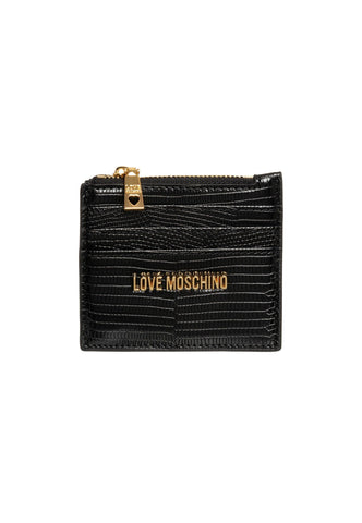 LOVE MOSCHINO Portafoglio Portatessere Donna Nero JC5722PP0GKU0000 - Sandrini Calzature e Abbigliamento