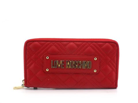 LOVE MOSCHINO Portafoglio Quilted Zip Around - Sandrini Calzature e Abbigliamento