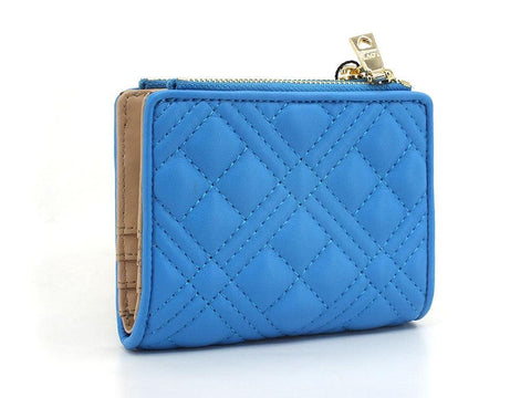 LOVE MOSCHINO Portafoglio Quilted Zip Blu Oceano JC5606PP0ELA0753 - Sandrini Calzature e Abbigliamento