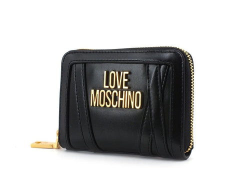 LOVE MOSCHINO Portafoglio Small Bonded Nero JC5648PP0BKS0000 - Sandrini Calzature e Abbigliamento