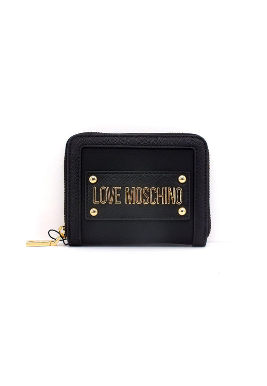LOVE MOSCHINO Portafoglio Small Nylon Donna Nero JC5634PP1GLG100A - Sandrini Calzature e Abbigliamento