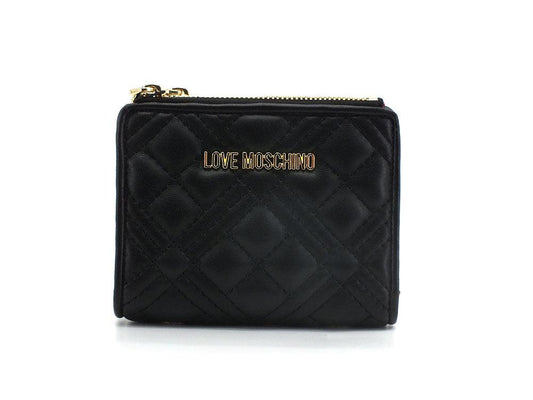LOVE MOSCHINO Portafoglio Zip Around Nero JC5606PP0ELA0000 - Sandrini Calzature e Abbigliamento