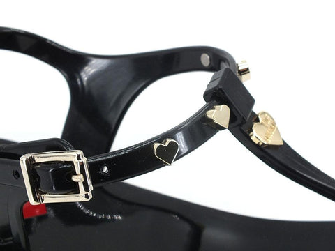 LOVE MOSCHINO Sandalo Infradito Gomma Borchie Nero JA16171G0EI32000 - Sandrini Calzature e Abbigliamento