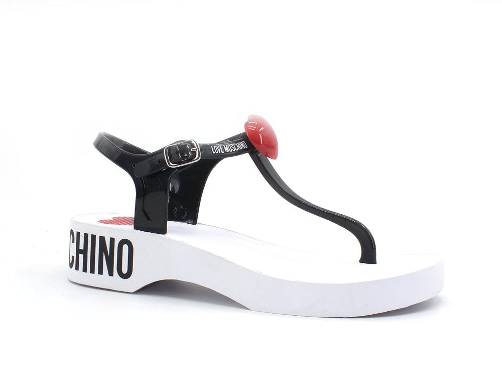 LOVE MOSCHINO Sandalo Lod Eva 45 Verince Logo Nero JA16164G0CJT1108 - Sandrini Calzature e Abbigliamento