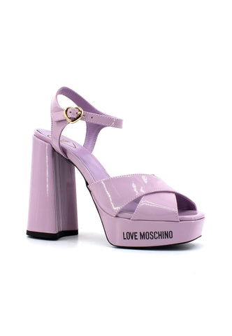 LOVE MOSCHINO Sandalo Tacco Grosso Lilla JA1605CG1GIH0651 - Sandrini Calzature e Abbigliamento